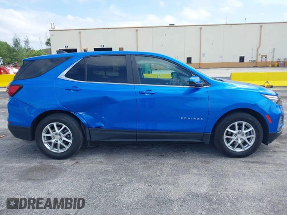 2024 Chevrolet Equinox LT with VIN 3GNAXUEG9RS250203, listed as a IAAI auction lot 42233875 with 26,930 mi miles and . Bid and sale history available at DreamBid. Image 6.