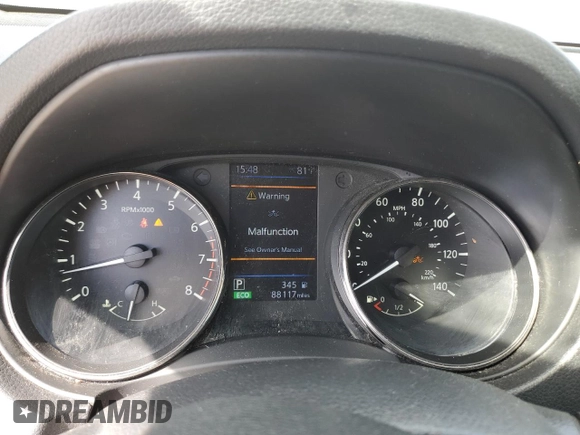 2019 Nissan Rogue S with VIN KNMAT2MV0KP560852, listed as a Copart auction lot 50468875 with 88,117 mi miles and Salvage Title. Bid and sale history available at carsss.com. Image 9.