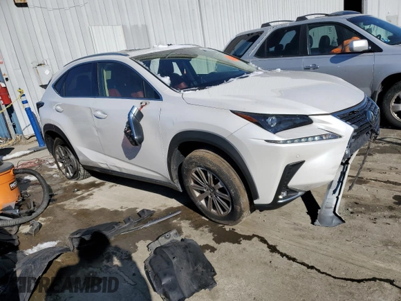 2021 Lexus NX with VIN JTJDARDZ2M5023006, listed as a Copart auction lot 41836635 with 0 mi miles and Salvage Title. Bid and sale history available at carsss.com. Image 4.