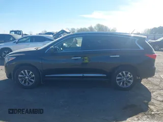 2015 Infiniti QX60 with VIN 5N1AL0MM2FC540171, listed as a IAAI auction lot 41857124 with 124,964 mi miles. Bid and sale history available at carsss.com. Image 14.