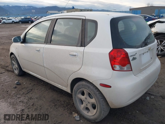 2008 Chevrolet Aveo LS with VIN KL1TD66618B260365, listed as a IAAI auction lot 41145093 with Not Provided miles and . Bid and sale history available at DreamBid. Image 3.