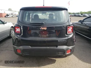 2017 Jeep Renegade Sport with VIN ZACCJAAB7HPE78941, listed as a Copart auction lot 56393015 with 99,538 mi miles and Salvage title. Bid and sale history available at DreamBid. Image 6.