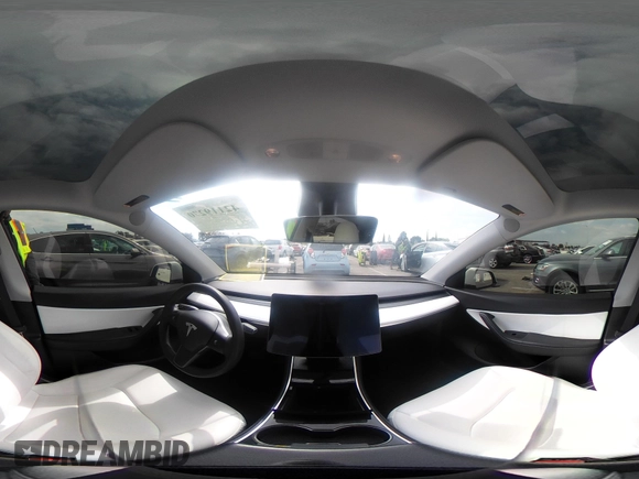 2021 Tesla Model Y Long Range with VIN 5YJYGDEE3MF081304, listed as a IAAI auction lot 42119270 with 90,521 mi miles. Bid and sale history available at carsss.com. Image 20.