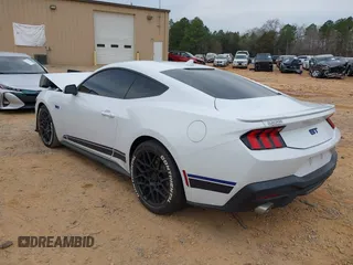 2024 Ford Mustang GT with VIN 1FA6P8CF1R5428590, listed as a IAAI auction lot 41791699 with 9,728 mi miles. Bid and sale history available at carsss.com. Image 3.