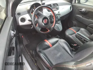 2013 FIAT 500e with VIN 3C3CFFGE7DT753392, listed as a Copart auction lot 84315384 with 80,689 mi miles and Salvage Title. Bid and sale history available at carsss.com. Image 8.