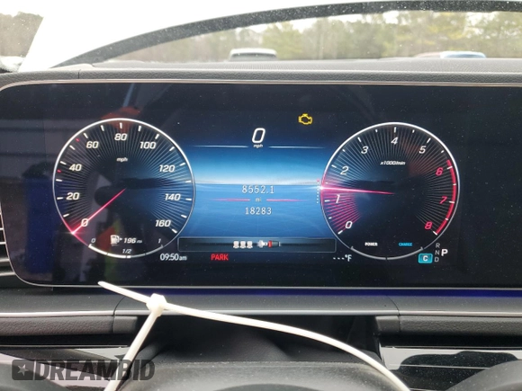 2024 Mercedes-Benz GLE 450 with VIN 4JGFB5KB7RB098389, listed as a Copart auction lot 45566685 with 18,283 mi miles and Salvage title. Bid and sale history available at DreamBid. Image 9.