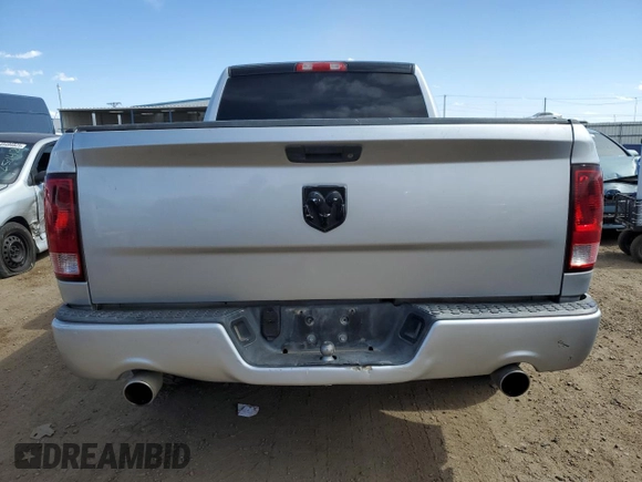 2013 Ram 1500 Express with VIN 3C6JR6ATXDG534525, listed as a Copart auction lot 50924915 with 107,804 mi miles and Salvage title. Bid and sale history available at DreamBid. Image 6.