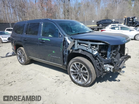 2024 Jeep Wagoneer Series III with VIN 1C4SJVDP7RS141272, listed as a Copart auction lot 48513145 with 195 mi miles and Salvage Title. Bid and sale history available at DreamBid. Image 4.