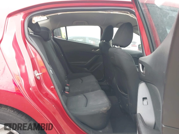2015 Mazda 3 i SV with VIN JM1BM1T76F1270672, listed as a IAAI auction lot 41605014 with Not Provided miles. Bid and sale history available at carsss.com. Image 8.