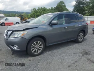 2016 Nissan Pathfinder Platinum with VIN 5N1AR2MM8GC619758, listed as a Copart auction lot 65173135 with 109,645 mi miles and Salvage title. Bid and sale history available at DreamBid. Image 1.