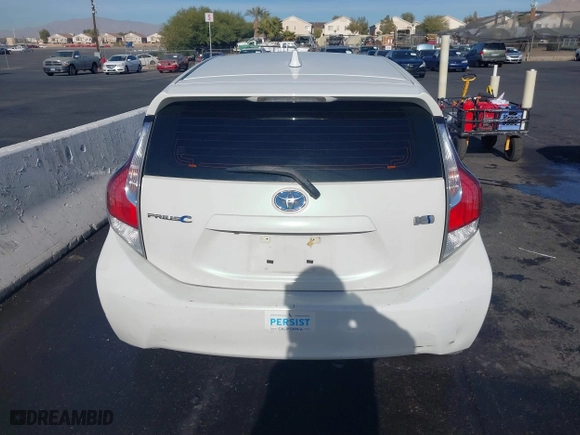 2015 Toyota Prius c One with VIN JTDKDTB35F1114505, listed as a IAAI auction lot 41159078 with 126,335 mi miles. Bid and sale history available at carsss.com. Image 16.