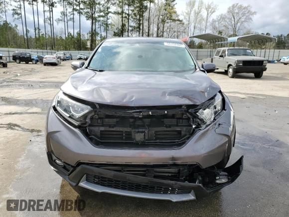 2019 Honda CR-V EX with VIN 7FARW2H56KE054039, listed as a Copart auction lot 50152465 with 36,532 mi miles and Salvage Title. Bid and sale history available at DreamBid. Image 5.