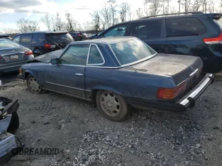 1981 Mercedes-Benz 380 380SL with VIN WDBBA45A1BB004630, listed as a Copart auction lot 87215664 with 8,882 mi miles and Salvage Title. Bid and sale history available at carsss.com. Image 2.