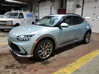 2023 Genesis GV60 Advanced z VIN KMUKCDTC9PU006778, wystawiony jako Copart lot #45214325 z przebiegiem 58 736 mil mil oraz Szkoda całkowita • Salvage title. Historia ofert i sprzedaży dostępna na DreamBid. Obrazek 1.