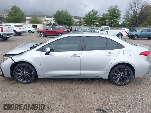 2023 Toyota Corolla Hybrid LE with VIN JTDBCMFE8P3002842, listed as a IAAI auction lot 41945713 with 14,346 mi miles. Bid and sale history available at carsss.com. Image 14.
