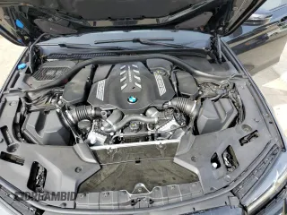 2023 BMW 5 Series M550i xDrive with VIN WBA13BK0XPCM98878, listed as a Copart auction lot 45580685 with 10,866 mi miles and Salvage title. Bid and sale history available at DreamBid. Image 13.