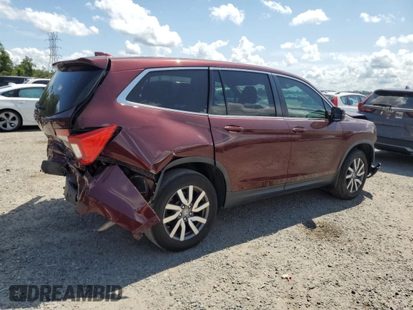 2019 Honda Pilot EX-L with VIN 5FNYF5H5XKB044896, listed as a Copart auction lot 62208795 with 94,051 mi miles and Non repairable. Bid and sale history available at DreamBid. Image 3.