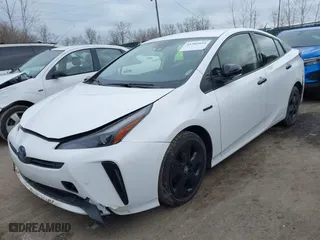 2022 Toyota Prius L Eco with VIN JTDKAMFU8N3175707, listed as a IAAI auction lot 41501024 with 42,103 mi miles. Bid and sale history available at carsss.com. Image 17.