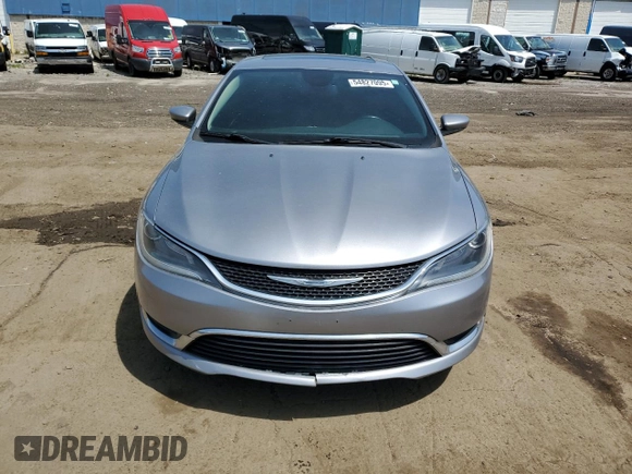 2015 Chrysler 200 Limited with VIN 1C3CCCAB0FN722834, listed as a Copart auction lot 54827095 with 123,244 mi miles and Clean title. Bid and sale history available at DreamBid. Image 5.