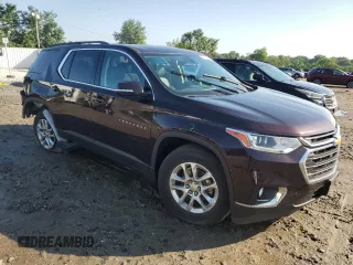 2020 Chevrolet Traverse LT with VIN 1GNERHKW7LJ215828, listed as a Copart auction lot 61087665 with 49,557 mi miles and Salvage title. Bid and sale history available at DreamBid. Image 4.