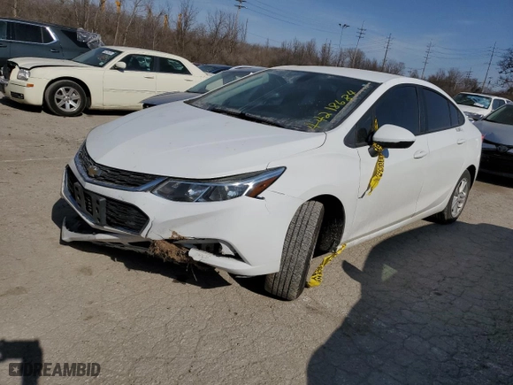 2017 Chevrolet Cruze LS with VIN 1G1BC5SM9H7184699, listed as a Copart auction lot 44218684 with 151,978 mi miles and Salvage Title. Bid and sale history available at carsss.com. Image 1.