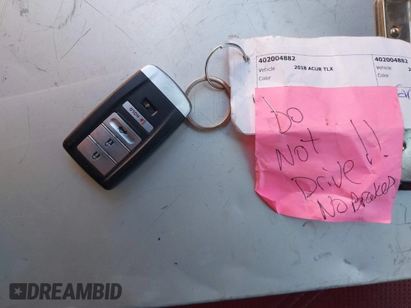 2018 Acura TLX w/A-SPEC Pkg with VIN 19UUB2F69JA011403, listed as a IAAI auction lot 41839614 with 112,160 mi miles and . Bid and sale history available at DreamBid. Image 11.