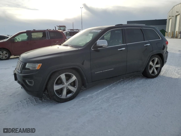 2014 Jeep Grand Cherokee Overland with VIN 1C4RJFCM4EC318893, listed as a Copart auction lot 42163465 with 153,678 mi miles and Clean Title. Bid and sale history available at carsss.com. Image 1.