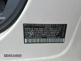 2014 Volkswagen Jetta S with VIN 3VW2K7AJ2EM240929, listed as a Copart auction lot 63842245 with 82,080 mi miles and Salvage title. Bid and sale history available at DreamBid. Image 13.