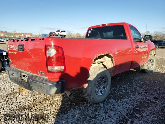 2011 GMC Sierra 1500 Work Truck z VIN 1GTN1TE08BZ286725, wystawiony jako Copart lot #79649544 z przebiegiem Nie podano mil oraz Tytuł czysty. Historia ofert i sprzedaży dostępna na DreamBid. Obrazek 3.