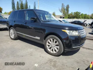 2016 Land Rover Range Rover HSE with VIN SALGS2PF4GA287533, listed as a Copart auction lot 47615005 with 69,081 mi miles and Salvage title. Bid and sale history available at DreamBid. Image 4.