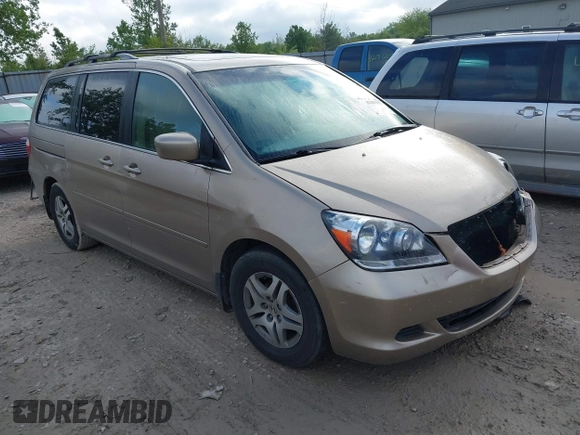 2006 Honda Odyssey EX-L z VIN 5FNRL38756B458936, wystawiony jako IAAI lot #42201902 z przebiegiem 339 976 mil mil oraz . Historia ofert i sprzedaży dostępna na DreamBid. Obrazek 1.