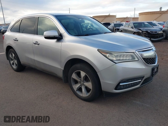 2014 Acura MDX with VIN 5FRYD3H23EB011872, listed as a IAAI auction lot 42391403 with 139,230 mi miles and . Bid and sale history available at DreamBid. Image 1.
