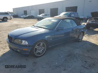 2002 BMW 3 Series 330Ci with VIN WBABS53482JU89630, listed as a Copart auction lot 42988575 with 184,467 mi miles and Salvage Title. Bid and sale history available at carsss.com. Image 1.