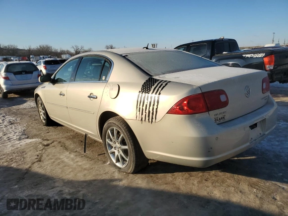 2007 Buick Lucerne CXL with VIN 1G4HD57297U137500, listed as a Copart auction lot 41395255 with 201,154 mi miles and Salvage Title. Bid and sale history available at DreamBid. Image 2.