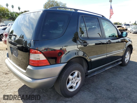1999 Mercedes-Benz M-Class with VIN 4JGAB54E6XA141592, listed as a Copart auction lot 79514124 with 0 mi miles and Salvage Title. Bid and sale history available at carsss.com. Image 3.