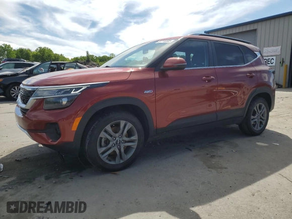 2022 Kia Seltos S with VIN KNDEUCAAXN7276641, listed as a Copart auction lot 57770305 with 26,594 mi miles and Salvage title. Bid and sale history available at DreamBid. Image 1.