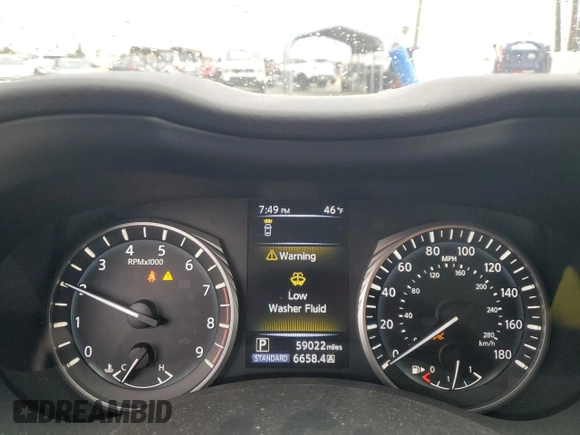 2019 Infiniti Q50 Luxe с VIN JN1EV7AP7KM511845, выставлен на аукционе Copart как лот 48928515 с пробегом 59 022 миль миль и Списание • Salvage title. История ставок и продаж доступна на DreamBid. Изображение 9.