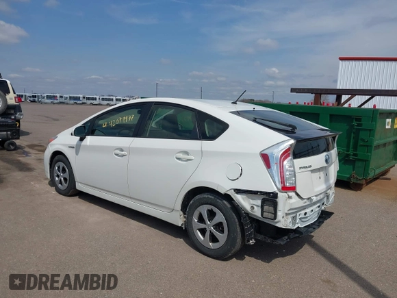 2013 Toyota Prius One with VIN JTDKN3DU3D5642908, listed as a IAAI auction lot 42079977 with 151,986 mi miles and . Bid and sale history available at carsss.com. Image 3.