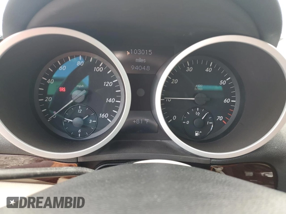 2006 Mercedes-Benz SLK 350 with VIN WDBWK56F96F106593, listed as a Copart auction lot 57021645 with 103,015 mi miles and Salvage title. Bid and sale history available at DreamBid. Image 9.