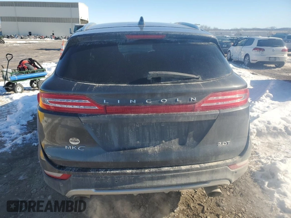 2018 Lincoln MKC Select with VIN 5LMCJ2C95JUL29182, listed as a Copart auction lot 41505395 with 94,021 mi miles and Salvage Title. Bid and sale history available at DreamBid. Image 6.