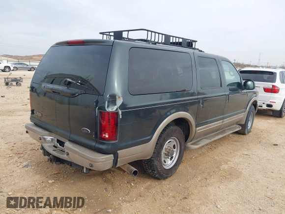 2000 Ford Excursion Limited с VIN 1FMNU42S4YED24286, выставлен на аукционе IAAI как лот 41457136 с пробегом 361 296 миль миль и . История ставок и продаж доступна на DreamBid. Изображение 4.