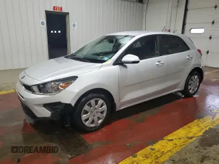 2021 Kia Rio S with VIN 3KPA25AD3ME433290, listed as a Copart auction lot 53537425 with 18,285 mi miles and Salvage Title. Bid and sale history available at DreamBid. Image 1.