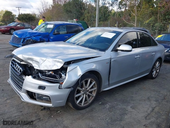 2014 Audi A4 Premium Plus with VIN WAUFFAFL2EA078052, listed as a IAAI auction lot 40848313 with 120,520 mi miles. Bid and sale history available at carsss.com. Image 2.