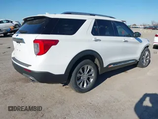 2022 Ford Explorer Limited with VIN 1FMSK7FH0NGA33115, listed as a IAAI auction lot 41328784 with 48,292 mi miles. Bid and sale history available at carsss.com. Image 4.
