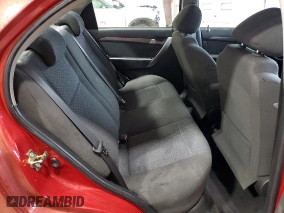 2007 Chevrolet Aveo LT with VIN KL1TG56647B083312, listed as a Copart auction lot 57961045 with Not provided miles and Salvage title. Bid and sale history available at DreamBid. Image 10.