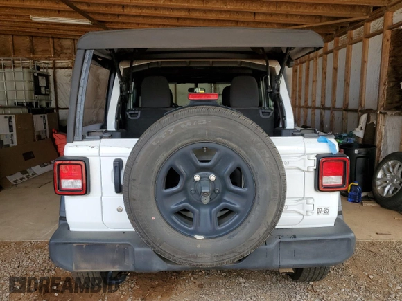 2023 Jeep Wrangler Sport with VIN 1C4HJXDGXPW697782, listed as a Copart auction lot 46709525 with 16,147 mi miles and Clean Title. Bid and sale history available at DreamBid. Image 6.