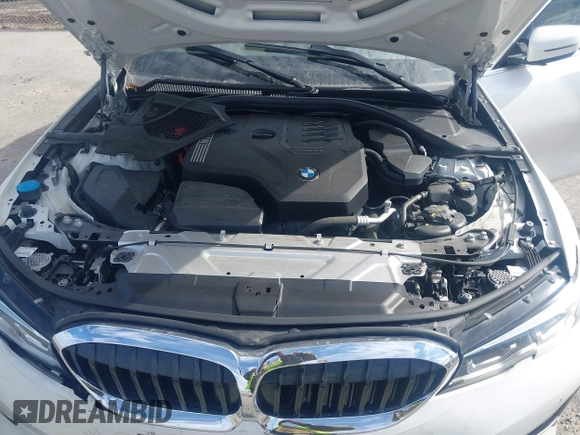 2020 BMW 3 Series 330i with VIN 3MW5R1J06L8B43574, listed as a IAAI auction lot 41365505 with 37,405 mi miles. Bid and sale history available at carsss.com. Image 10.