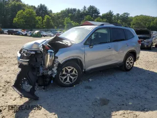 2019 Subaru Forester Premium with VIN JF2SKAEC4KH590561, listed as a Copart auction lot 62214145 with 48,496 mi miles and Salvage title. Bid and sale history available at DreamBid. Image 1.
