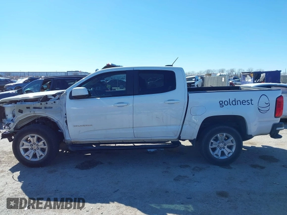 2022 Chevrolet Colorado 2WD LT with VIN 1GCGSCEA3N1304212, listed as a IAAI auction lot 41728851 with 66,806 mi miles and . Bid and sale history available at DreamBid. Image 14.