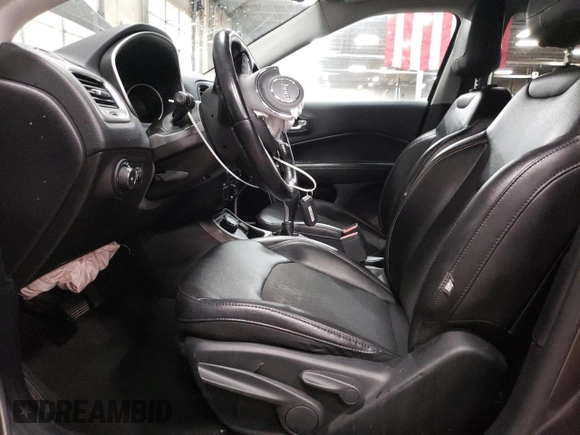 2020 Jeep Compass Latitude with VIN 3C4NJDBB7LT156620, listed as a Copart auction lot 81154344 with 55,098 mi miles and Salvage Title. Bid and sale history available at carsss.com. Image 7.